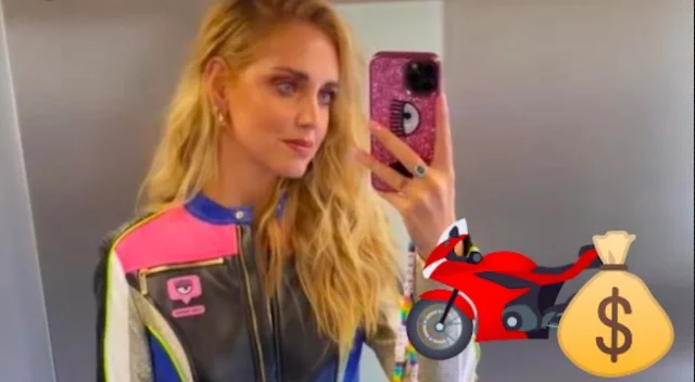 Chiara Ferragni, ecco costo della tuta da moto del suo brand