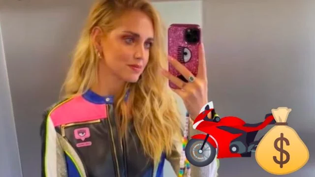 Chiara Ferragni, ecco costo della tuta da moto del suo brand