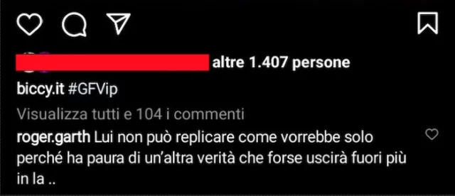 Il commento di Roger Garth