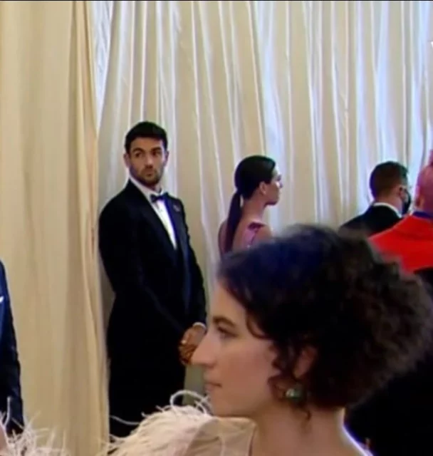 Matteo Berrettini fotografato al Met Gala