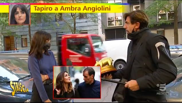 Tapiro d'oro per Ambra Angiolini dopo la rottura con Allegri- Corriere.it