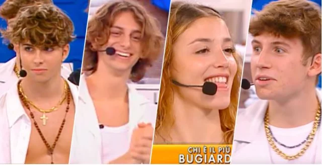 Mattia, Albe, Serena e Tommaso di Amici 21