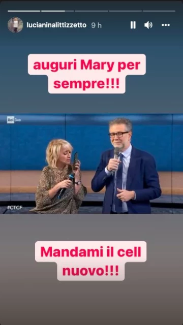 La storia Instagram di Luciana Litizzetto