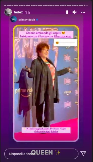 Orietta Berti presente alla premieÌre - The Ferragnez - (c) Prime Video