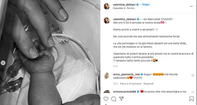 Post Instagram di Valentina De Biasi