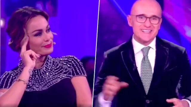 Sonia Bruganelli torna in studio dopo il battibecco con Signorini