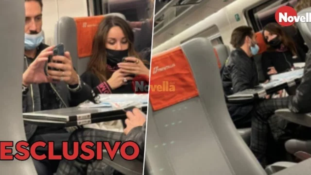 Alex Belli e Delia Duran: duro scontro in treno, lei lancia la fede (FOTO ESCLUSIVE)