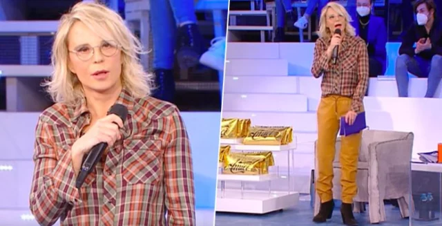 Maria De Filippi, brand e costo dell'outfit della puntata di oggi di Amici