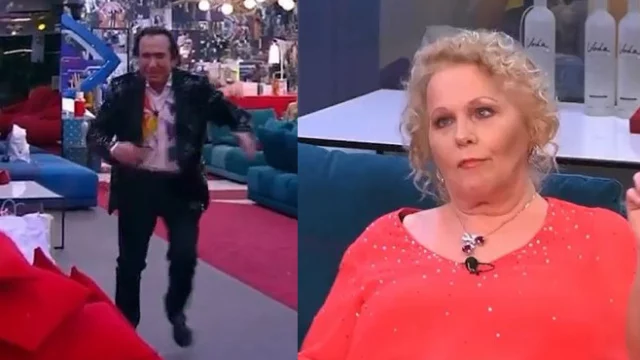 Giucas Casella lancia il piramidale e colpisce Katia Ricciarelli (VIDEO)