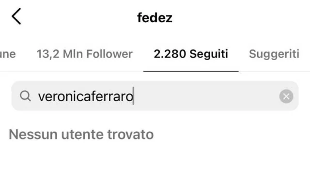 veronica ferraro instagram fedez