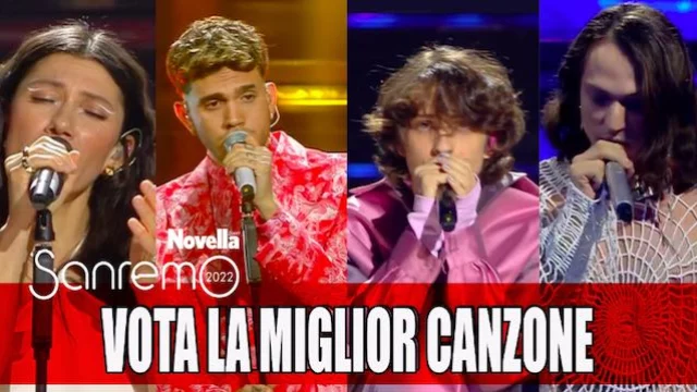 Sanremo 2022- qual è la miglior canzone della seconda serata? VOTA