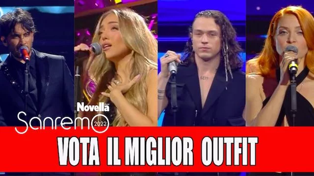 Sanremo 2022: quale outfit è il migliore della terza serata? VOTA