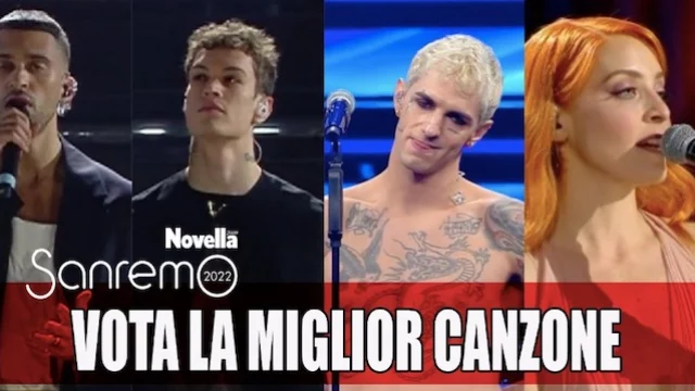 Sanremo 2022: qual è la miglior canzone della prima serata? VOTA