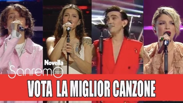 Sanremo 2022: qual è la miglior canzone della terza serata? VOTA