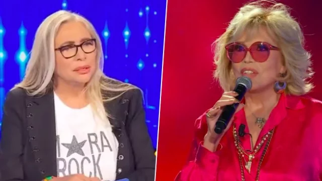 Domenica In, Amanda Lear commette una 