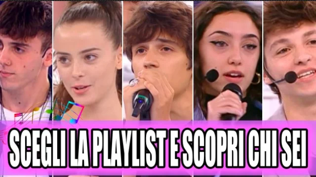 Amici 21 - scegli la tua playlist musicale e ti dirò quale allievo sei