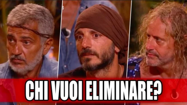 Isola dei Famosi - Gustavo, Nicolas e Nick, chi vuoi eliminare? VOTA