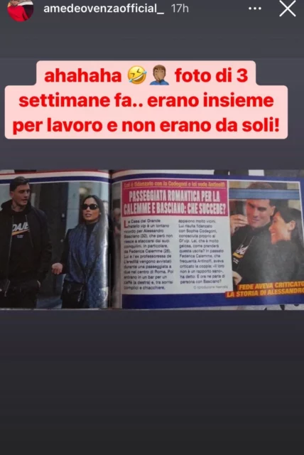 Federica Calemme e Alessandro Basciano paparazzati insieme