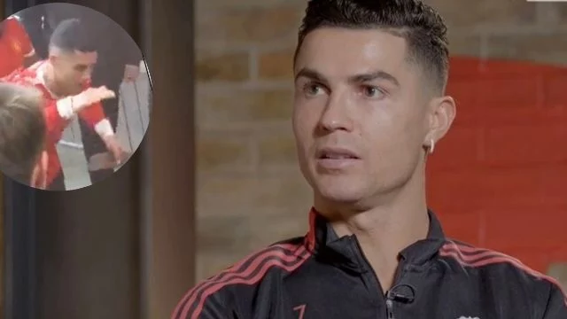 cristiano ronaldo gesto contro tifoso video