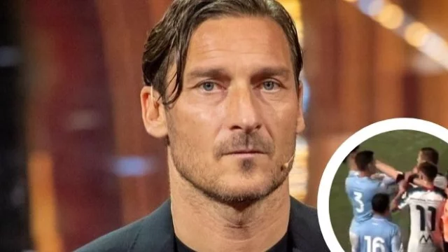 Francesco Totti in una rissa in una partita contro la Lazio (VIDEO)