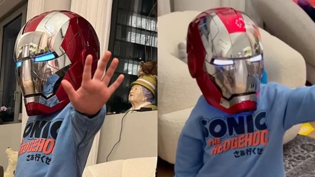 Fedez: ecco quanto costa il casco di Iron Man con cui gioca Leone