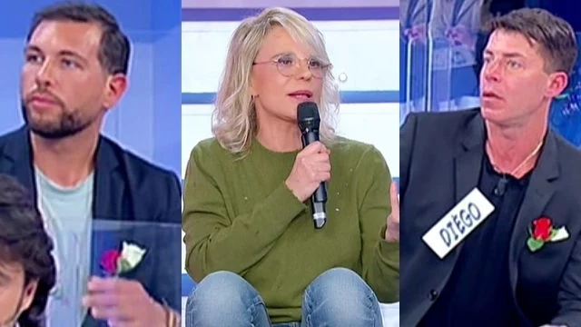 uomini e donne maria de filippi perde pazienza alessandro diego