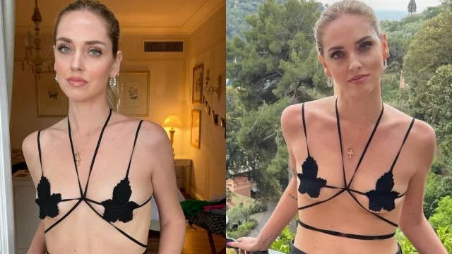 Chiara Ferragni, il top “a foglia di fico” è già sold out: ecco quanto costa