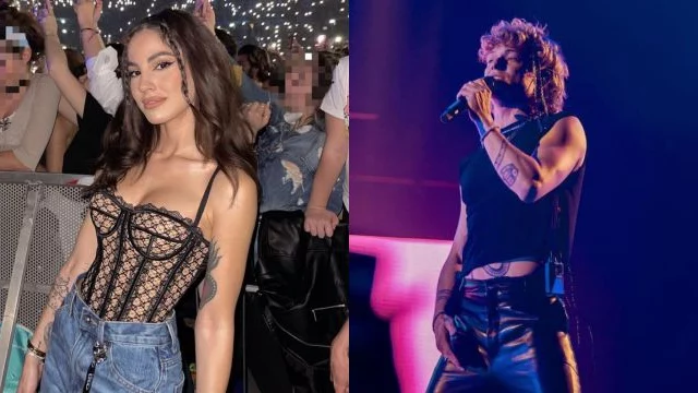 Giulia De Lellis al concerto di Irama a Milano