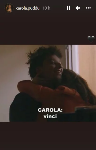 La reazione di Carola alla vittoria di Luigi