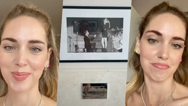 Chiara Ferragni svela perché ha le foto appese in bagno