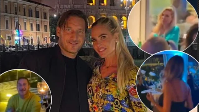 Francesco Totti, Ilary Blasi e Noemi nello stesso locale: il gossip