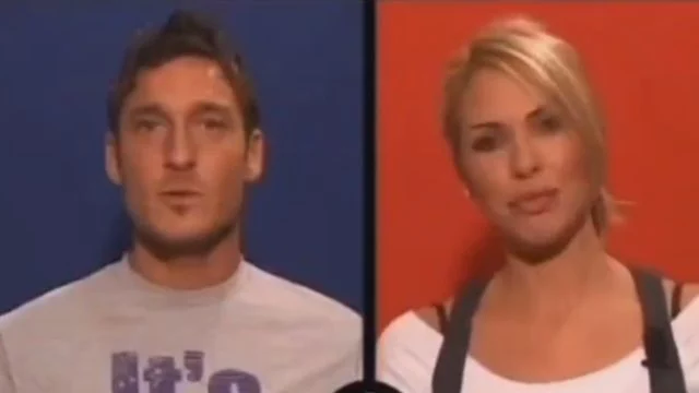 ilary blasi francesco totti primo bacio video