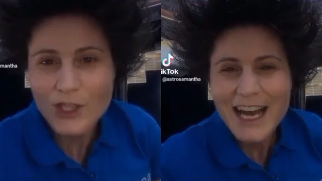 samantha cristoforetti ciclo astronaute gestire video