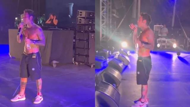 Fedez dice parolacce in albanese al Sunny Hill Festival di Dua Lipa