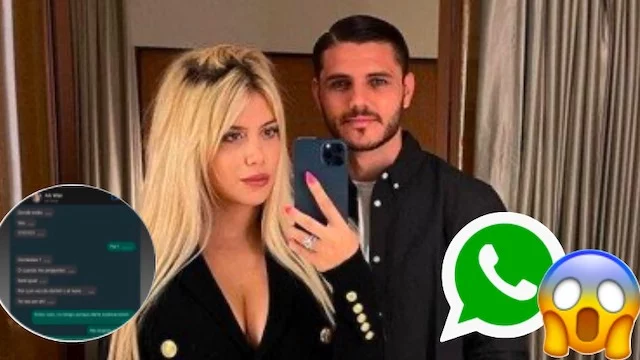 Mauro Icardi pubblica una chat privata con Wanda Nara: è lite