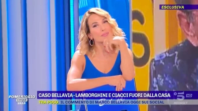 Barbara d'Urso commenta il caso Marco Bellavia a Pomeriggio 5