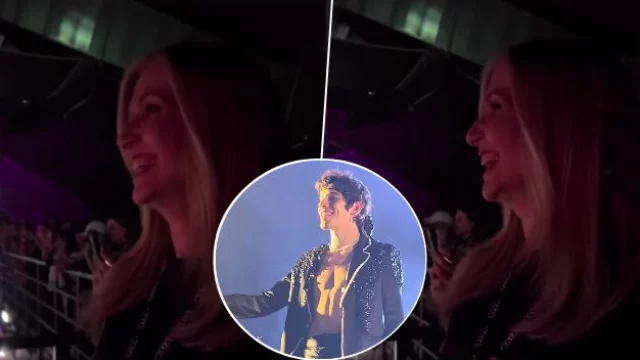 Lorella Cuccarini al concerto di Alex Wyse: la dolce dedica