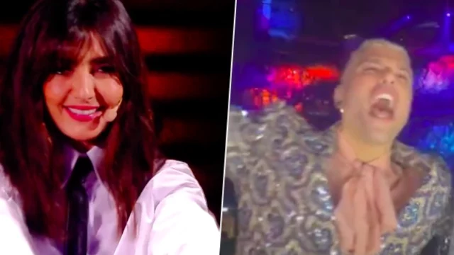 Ambra canta T’appartengo a X Factor e Fedez si scatena