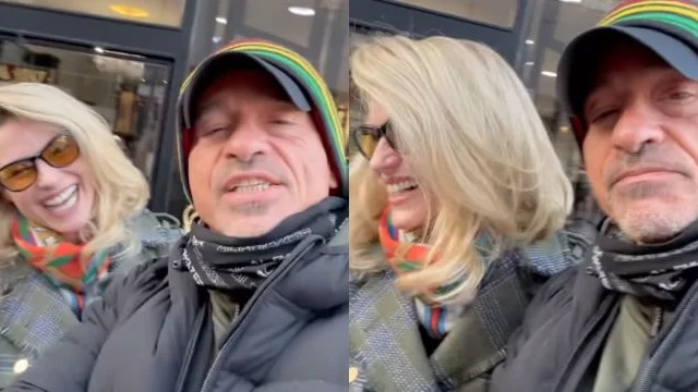 Eros Ramazzotti e Michelle Hunziker cantano Più Bella Cosa