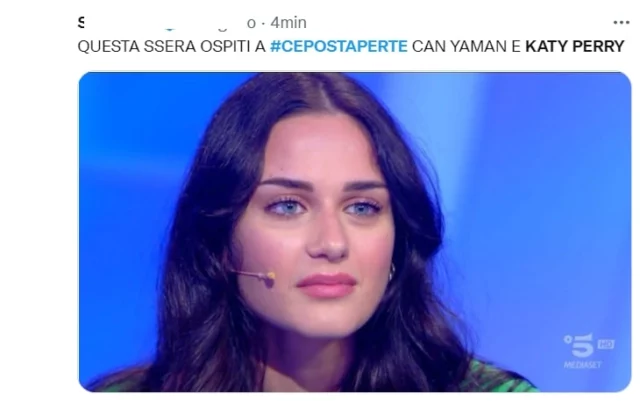 Giulia assomiglia a Katy Perry a C'Ã¨ posta per te