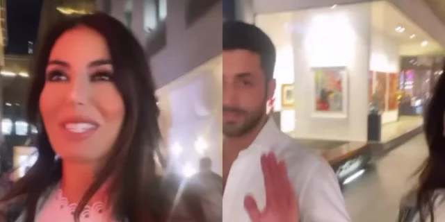 Elisabetta Gregoraci insieme a Giulio Fratini