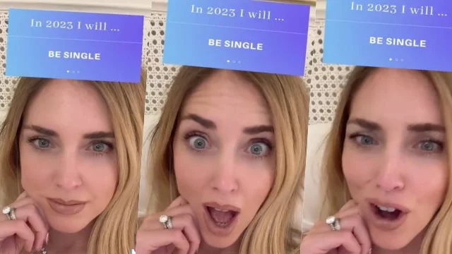 Chiara Ferragni, TikTok aveva predetto che nel 2023 sarebbe stata single