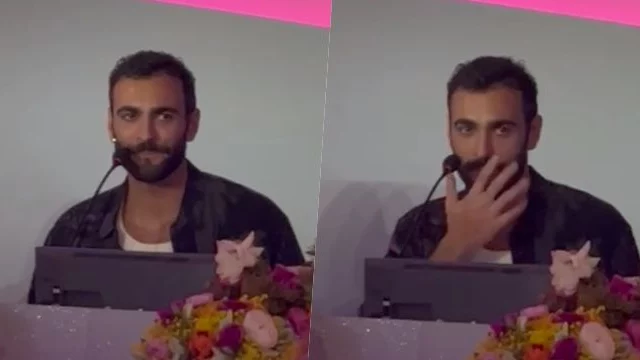 Marco Mengoni scoppia in lacrime in conferenza stampa a Sanremo