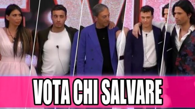 GF Vip 7: Antonino, Attilio, Edoardo, Onestini e Sarah, chi salvi?