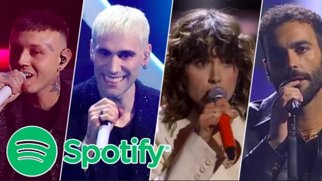 Sanremo 2023, chi sta vincendo la gara di ascolti su Spotify