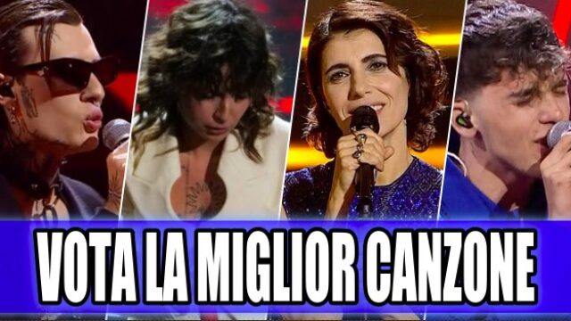 Sanremo 2023, vota la miglior canzone della seconda serata