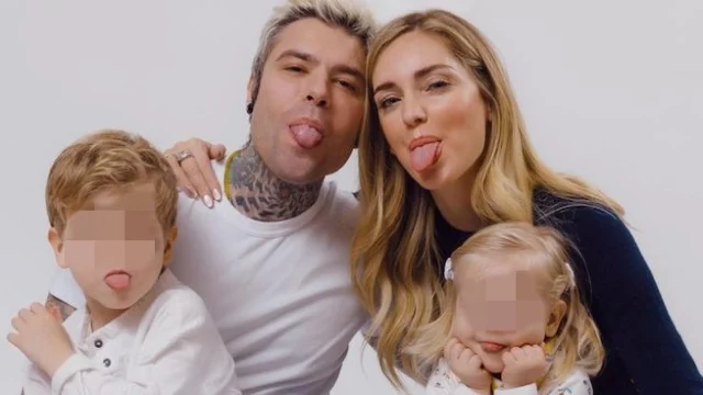 Chiara Ferragni a Sanremo, il dolce post di Fedez, Leone e Vittoria