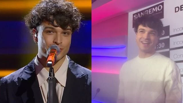 sanremo 2023 leo gassmann reazione padre