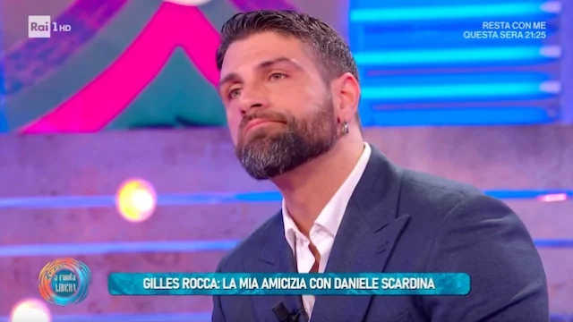 Gilles Rocca svela in lacrime come sta l'amico Daniele Scardina