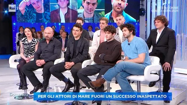 Mare Fuori, il cast risponde alle domande dei fan a Domenica In